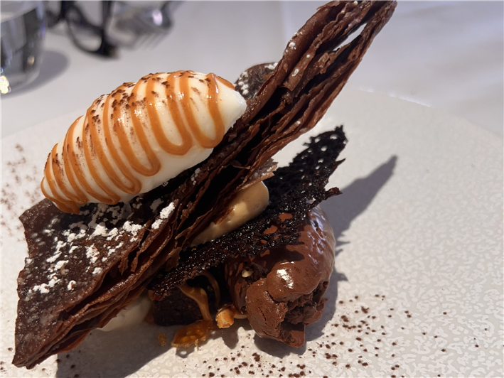 chocolate millefeuille